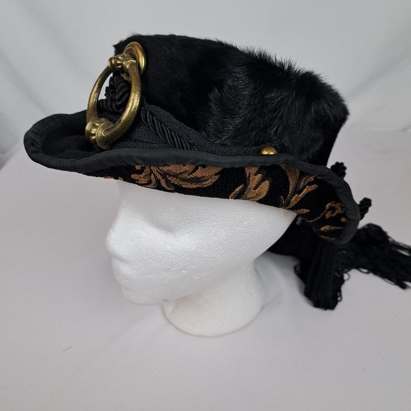 Handcrafted Steampunk Style Hat Unisex - Picture 2 of 16